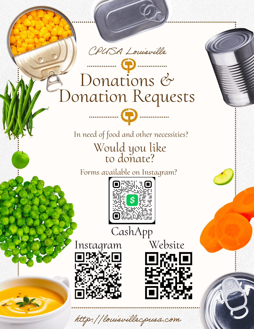 Donations and Donation requests for Louisville, Kentucky | As Organized by LOUISVILLE&nbsp;CPUSA